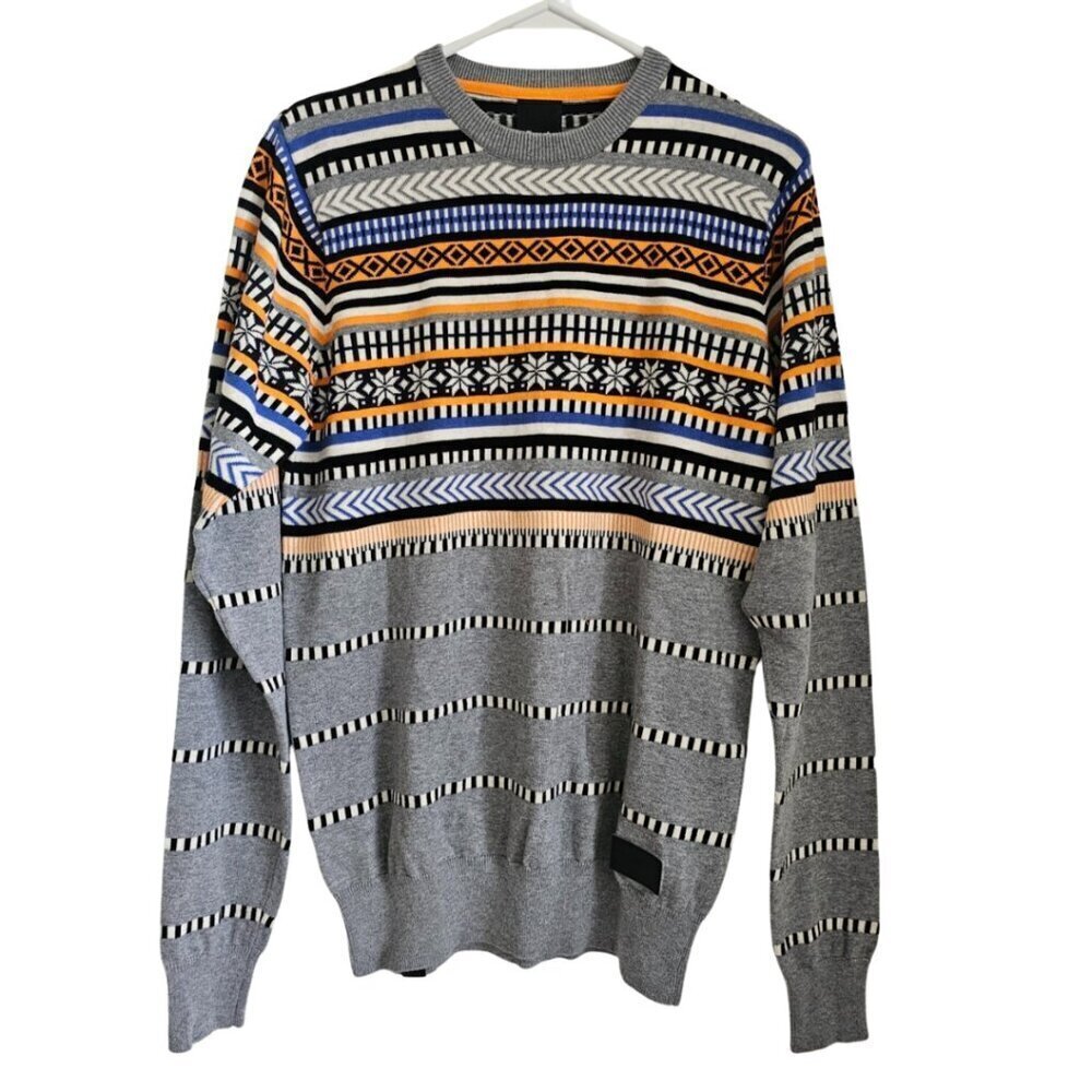 Men's Bench Crew Neck Long Sleeve Winter Pullover Sweater, Size M